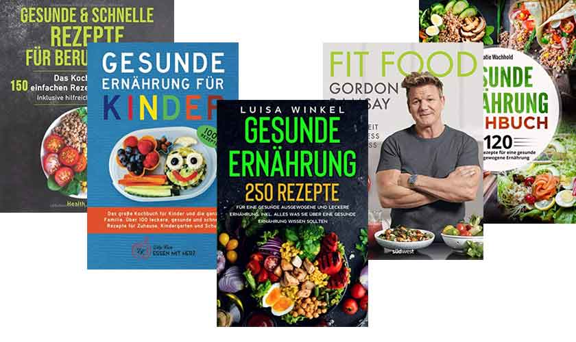 Rezeptbuch über gesunde Ernährung