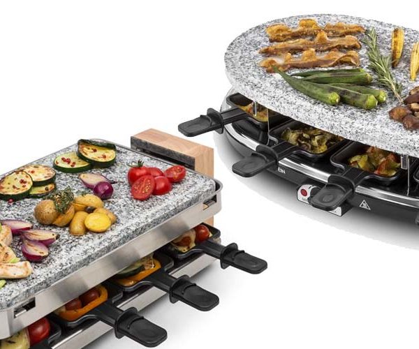 Raclette mit Naturgrillstein